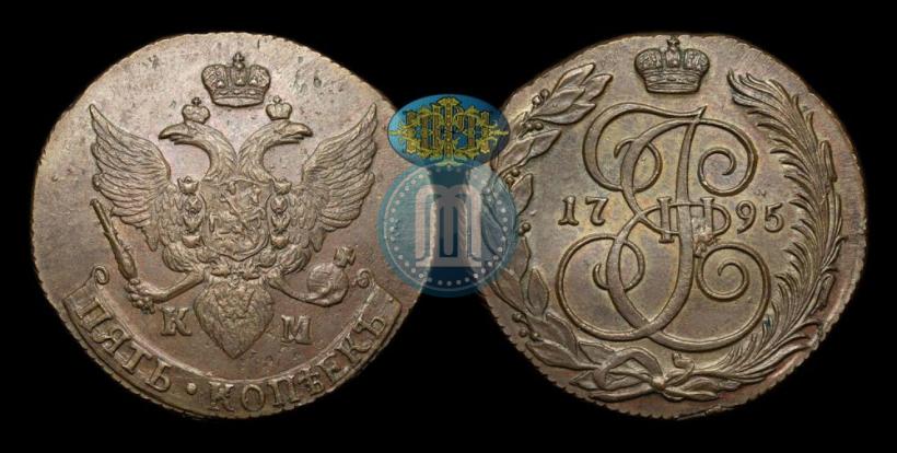 Picture 5 kopecks 1795 year КМ 