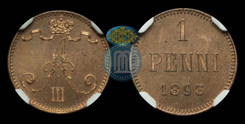 Picture 1 penni 1893 year  