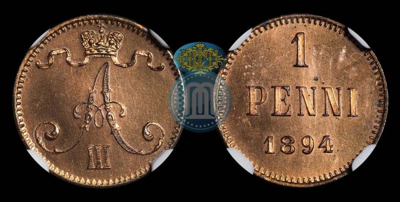 Picture 1 penni 1894 year  