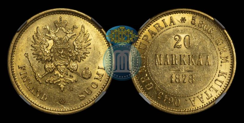 Picture 20 markkaa 1878 year S 