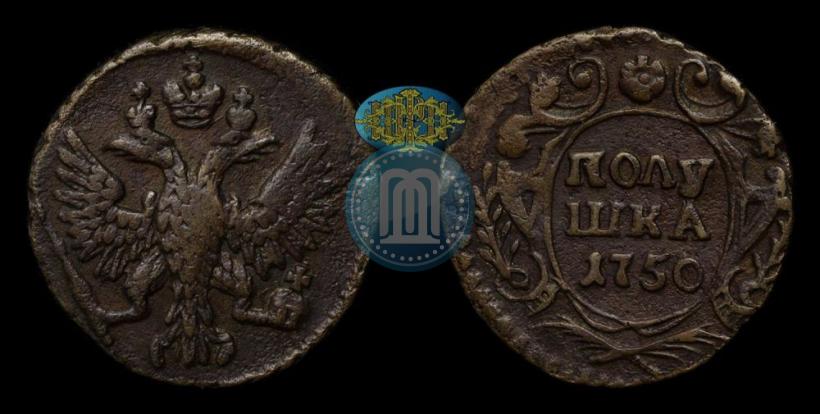 Фото Полушка 1750 года  