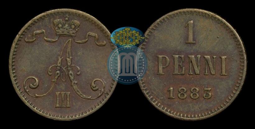 Фото 1 пенни 1883 года  