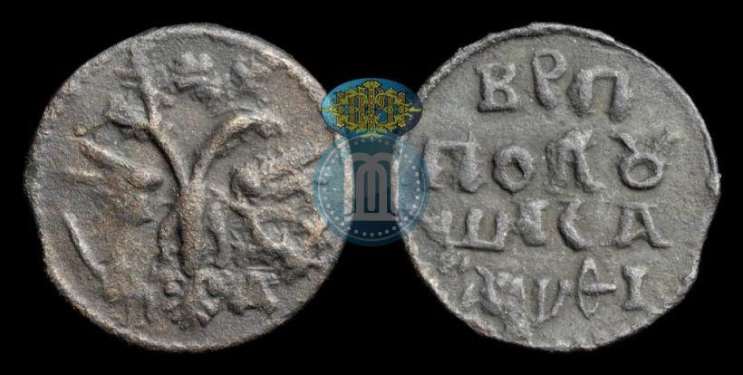 Фото Полушка 1719 года НД 