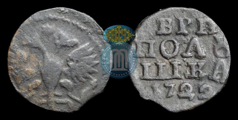 Фото Полушка 1722 года  