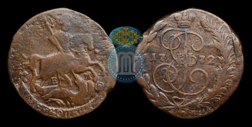 Фото 2 копейки 1772 года ЕМ 