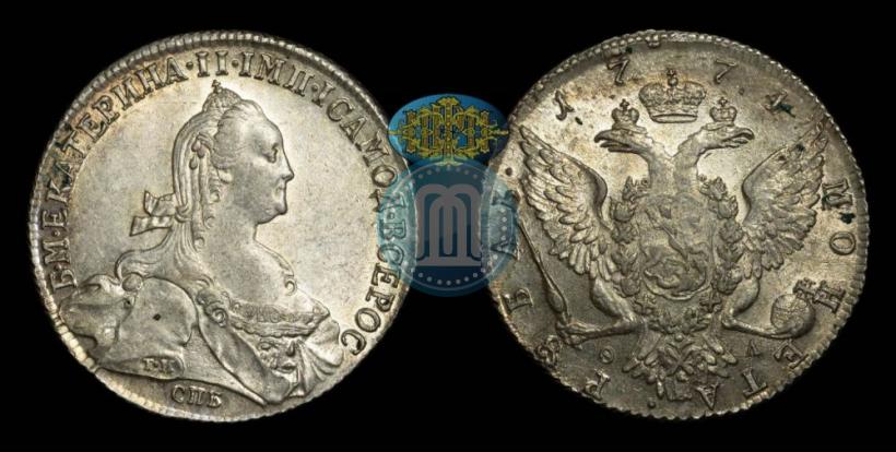 Фото 1 рубль 1774 года СПБ-ФЛ 