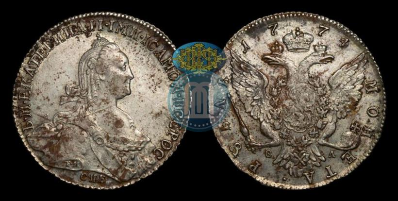 Picture 1 rouble 1774 year СПБ-ФЛ 