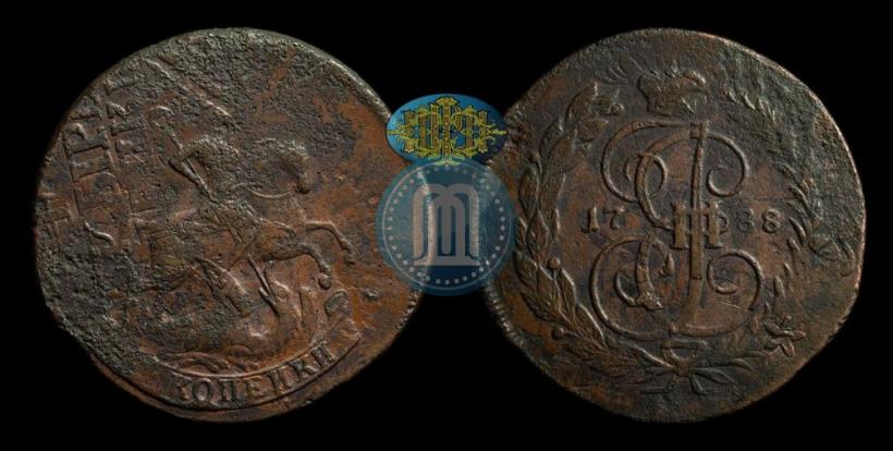 Picture 2 kopecks 1788 year ММ 