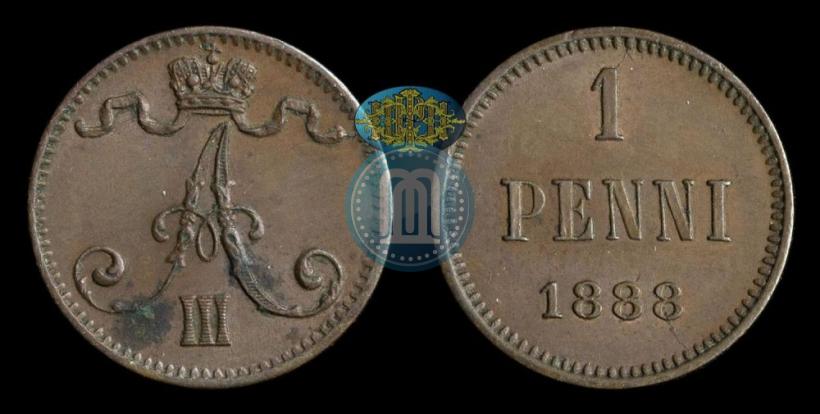 Picture 1 penni 1888 year  