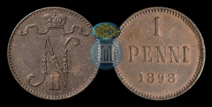 Picture 1 penni 1898 year  