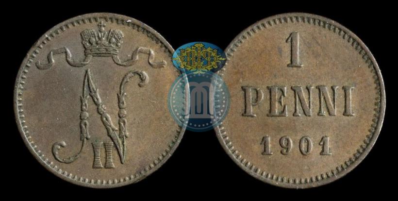 Picture 1 penni 1901 year  