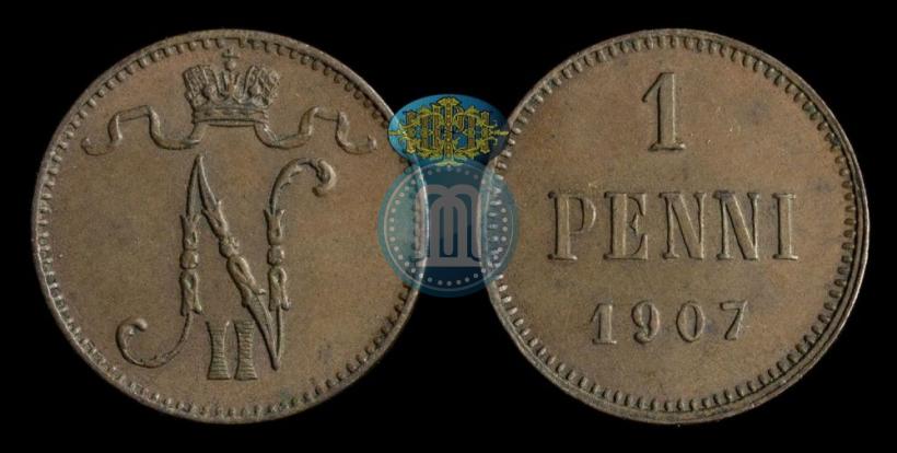 Picture 1 penni 1907 year  