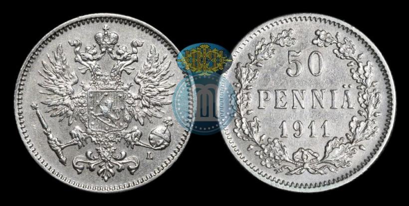Picture 50 pennia 1911 year L 