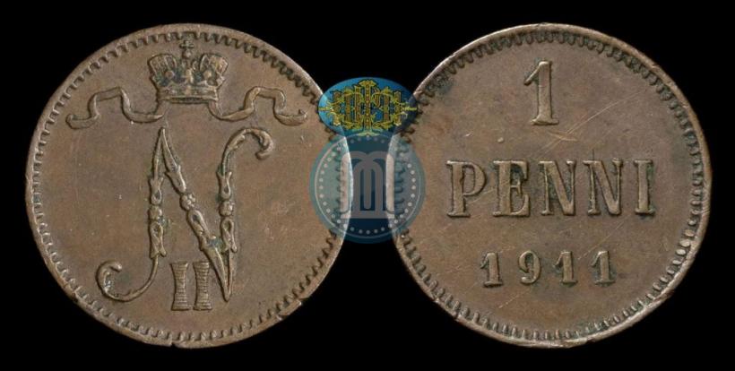 Picture 5 pennia 1915 year  