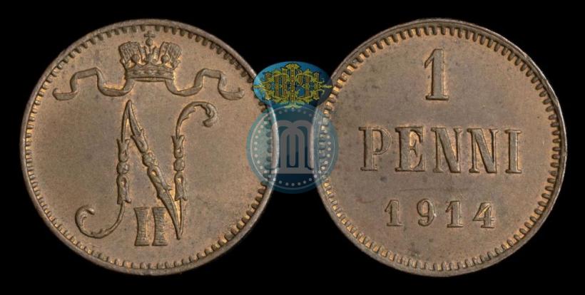 Фото 1 пенни 1914 года  