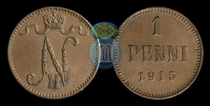 Фото 1 пенни 1915 года  