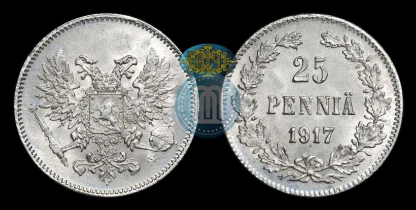 Фото 25 пенни 1917 года S 