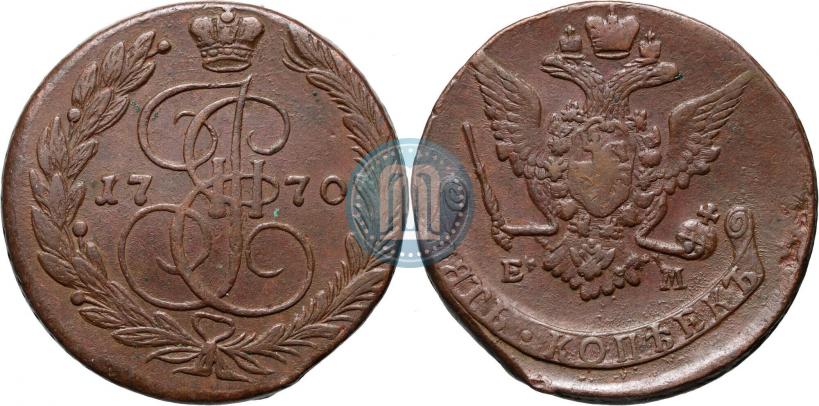 Picture 5 kopecks 1770 year ЕМ 