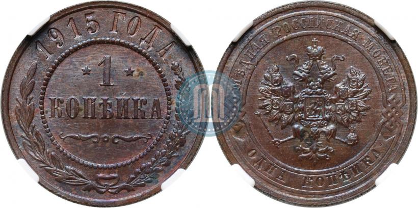 Picture 1 kopeck 1915 year  