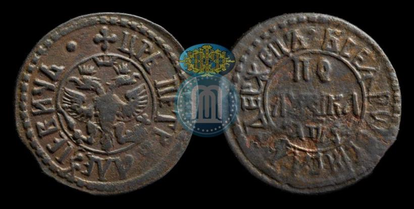 Фото Полушка 1707 года  