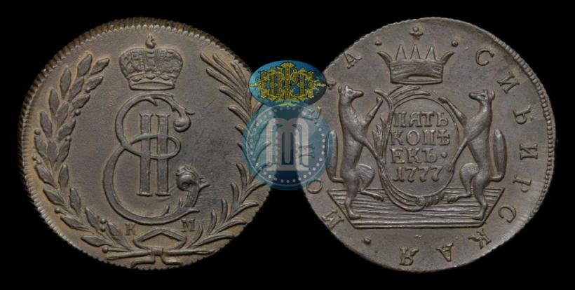 Picture 5 kopecks 1777 year КМ 