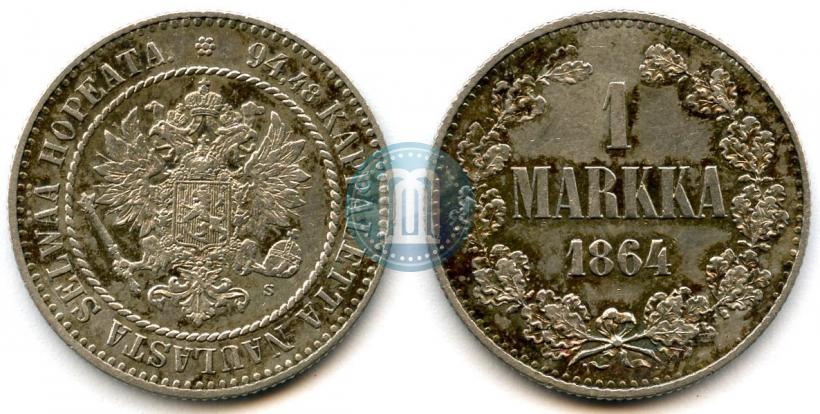 Фото 1 марка 1864 года S 