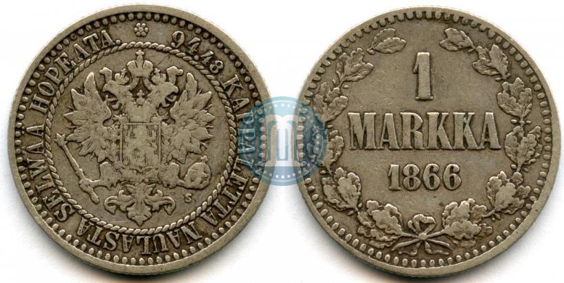 Фото 1 марка 1866 года S 