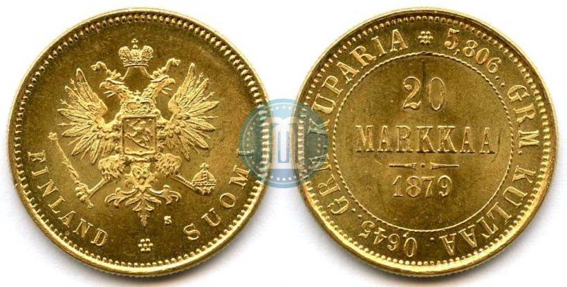 Picture 20 markkaa 1879 year S 