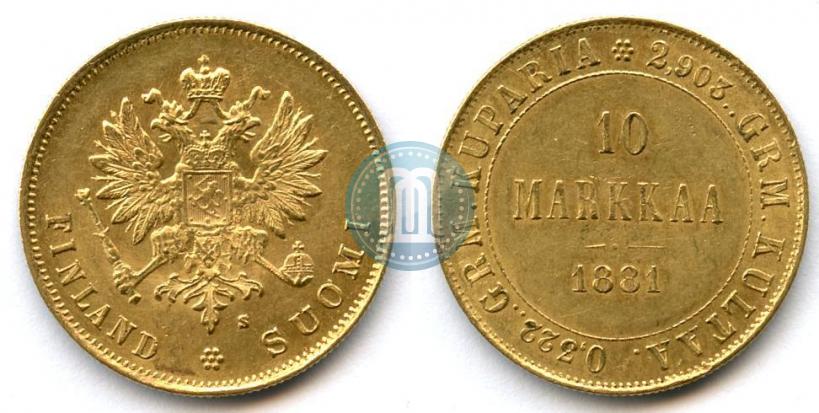 Фото 10 марок 1881 года S 
