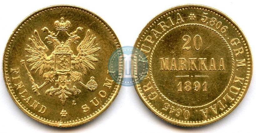 Фото 20 марок 1891 года L 