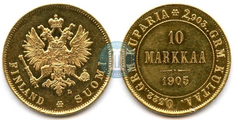 Picture 10 markkaa 1905 year L 