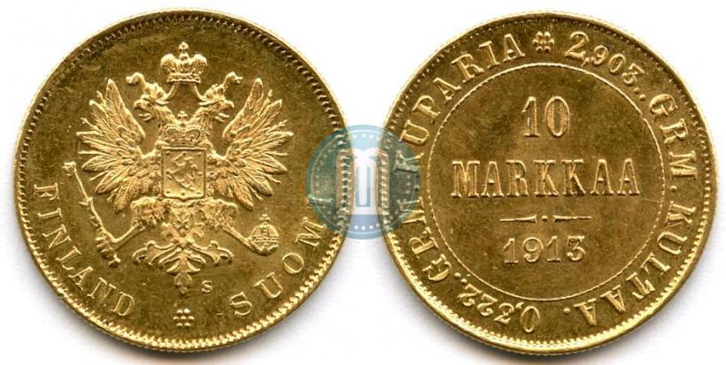 Picture 10 markkaa 1913 year S 