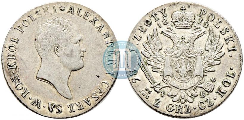 Picture 1 złoty 1818 year IB 