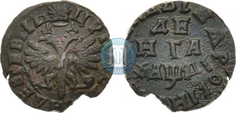 Фото Денга 1714 года  
