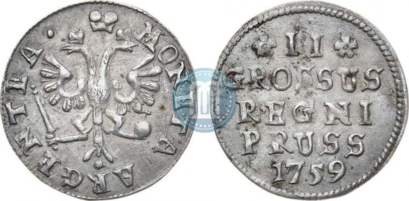 Picture 2 grosze 1759 year  