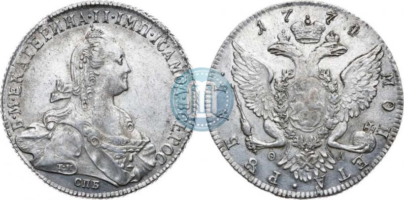 Picture 1 rouble 1774 year СПБ-ФЛ 
