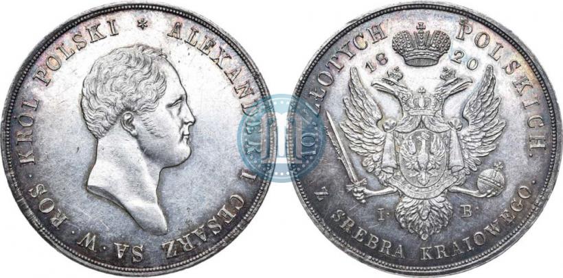 Picture 10 złotych 1820 year IB 