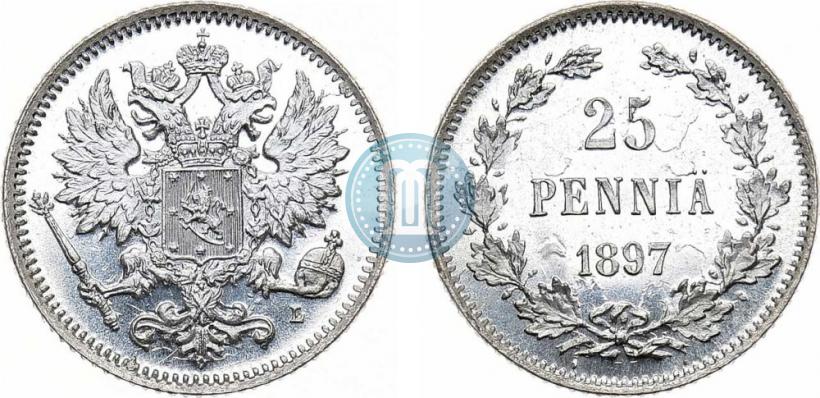 Фото 25 пенни 1897 года L 