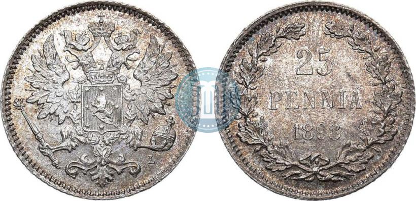 Фото 25 пенни 1898 года L 