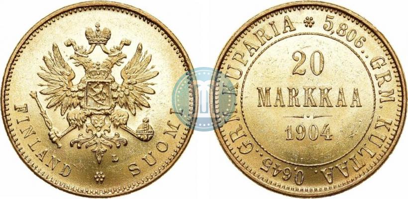 Фото 20 марок 1904 года L 