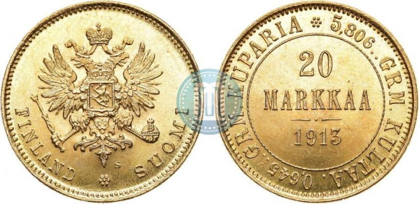 Picture 20 markkaa 1913 year S 