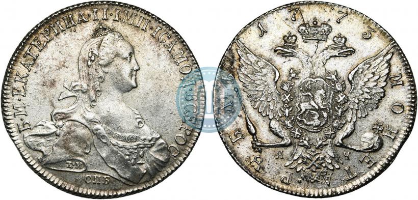 Picture 1 rouble 1773 year СПБ-ЯЧ-Т.И. 