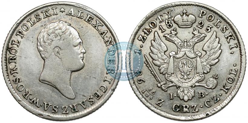 Picture 1 złoty 1823 year IB 