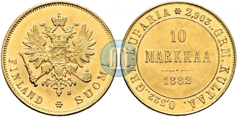 Фото 10 марок 1882 года S 