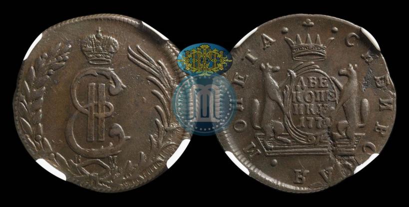 Picture 2 kopecks 1779 year КМ 