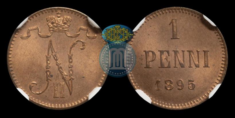 Picture 1 penni 1895 year  