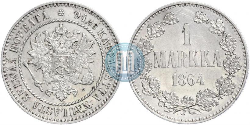 Фото 1 марка 1864 года S 