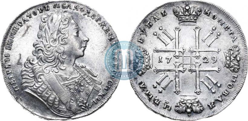 Picture 1 rouble 1729 year  "Type of 1729"