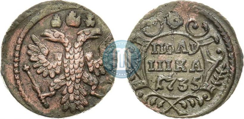 Picture Polushka 1735 year  