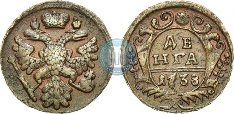 Фото Денга 1738 года  
